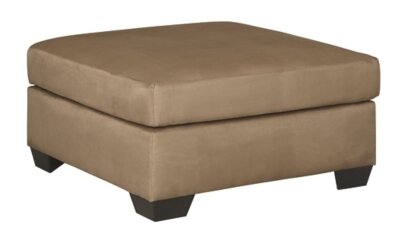 Darcy Oversized Accent Ottoman Mocha