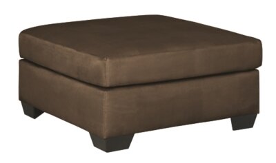 Darcy Oversized Accent Ottoman Cafe