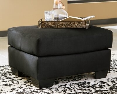 Darcy Ottoman Black