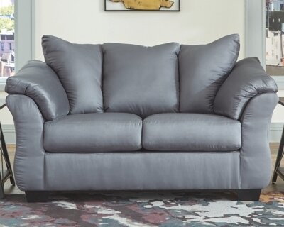 Darcy Loveseat Steel