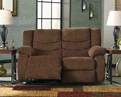 Tulen Reclining Loveseat Chocolate
