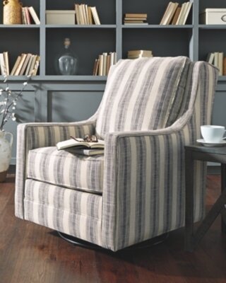 Kambria Accent Chair Ivory/Black