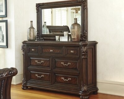 Valraven Dresser and Mirror