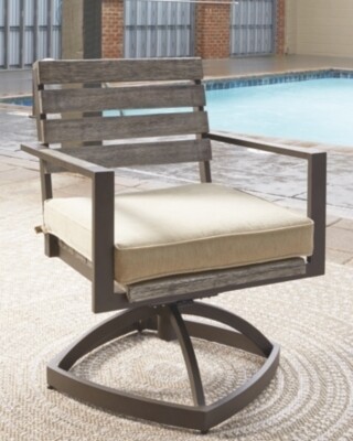 Peachstone Swivel Chair (Set of 2)