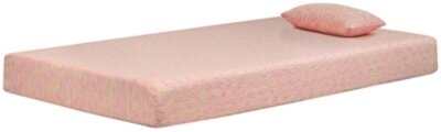 iKidz Pink Twin Mattress and Pillow