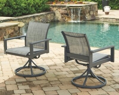 Okada Sling Swivel Chair (Set of 2)