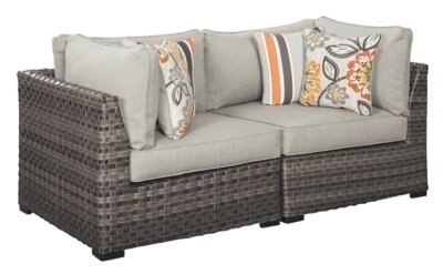 Spring Dew Corner Chair with Cushion (Set of 2)