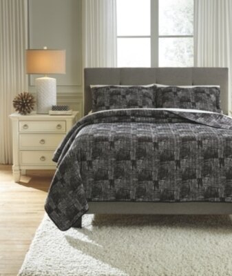 Jabesh 3-Piece King Quilt Set