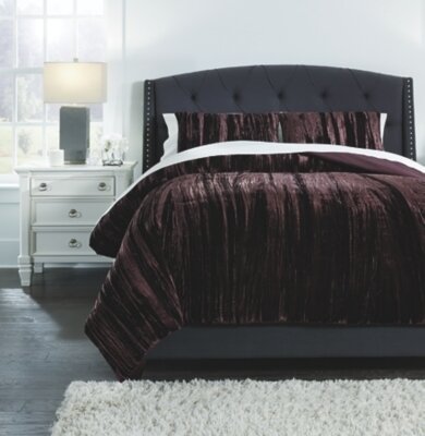 Wanete 3-Piece King Comforter Set