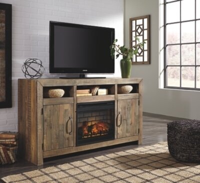 Sommerford 62&quot; TV Stand with Electric Fireplace