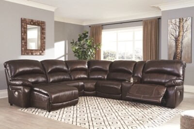 Hallstrung 6-Piece Power Reclining Sectional with Chaise
