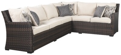 Easy Isle Sofa Sectional/Chair with Cushion (Set of 3)