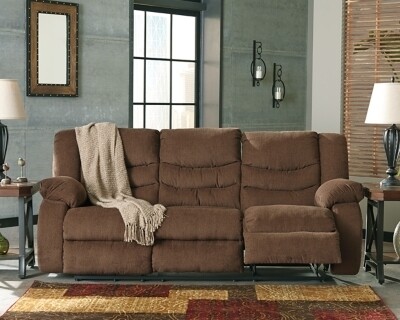 Tulen Reclining Sofa Chocolate