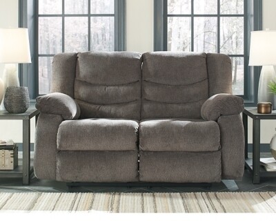 Tulen Reclining Loveseat Gray