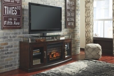 Chanceen 60&quot; TV Stand with Electric Fireplace