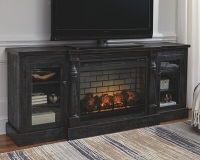 Mallacar 75&quot; TV Stand with Electric Fireplace