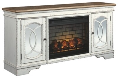 Realyn 74&quot; TV Stand with Electric Fireplace