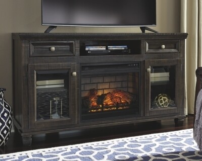 Townser 62&quot; TV Stand with Electric Fireplace