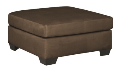 Darcy Oversized Accent Ottoman Cafe
