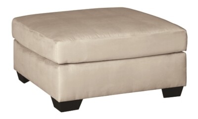 Darcy Oversized Accent Ottoman Stone