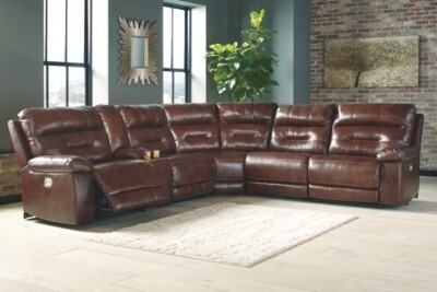 Bancker 6-Piece Reclining Sectional with Power