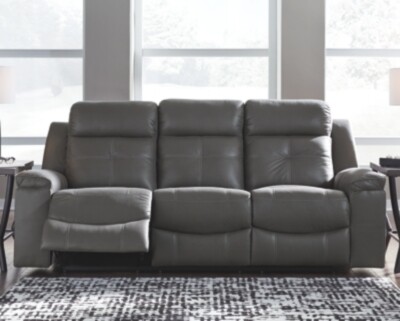 Jesolo Reclining Sofa Dark Grey