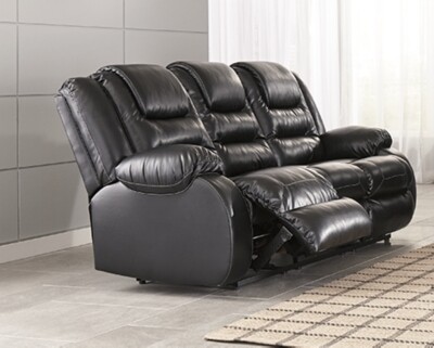Vacherie Reclining Sofa Black
