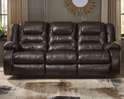 Vacherie Reclining Sofa Chocolate