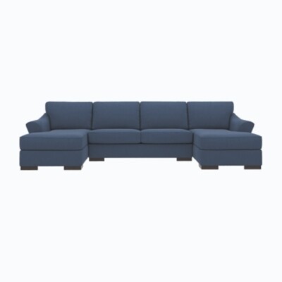 Bantry Nuvella® 3-Piece Sectional with Chaise and Sleeper