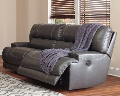 McCaskill Reclining Sofa Gray