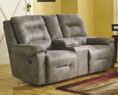 Rotation Reclining Loveseat with Console