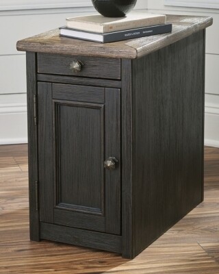 Tyler Creek Chairside End Table with USB Ports &amp; Outlets