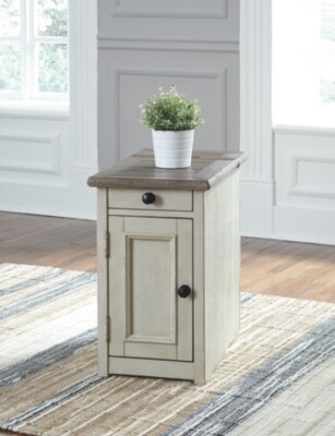 Bolanburg Chairside End Table with USB Ports &amp; Outlets