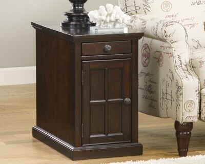 Laflorn Chairside End Table with USB Ports &amp; Outlets