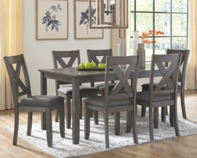 D388-425 Caitbrook Dining Room Table and Chairs (Set of 7)
