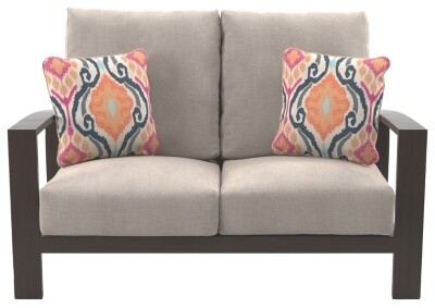 Cordova Reef Reef Loveseat with Cushion