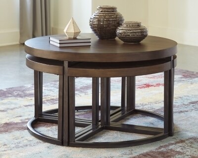 Johurst Coffee Table with Stools (Set of 5)