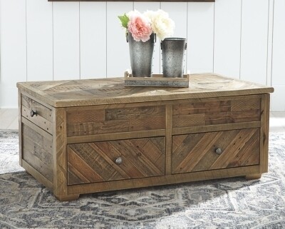 Grindleburg Coffee Table with Lift Top