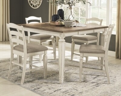 D743-32 Realyn Counter Height Dining Room Table