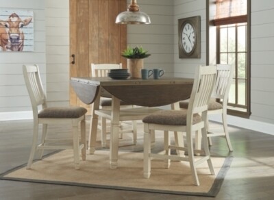 Bolanburg Counter Height Dining Room Drop Leaf Table