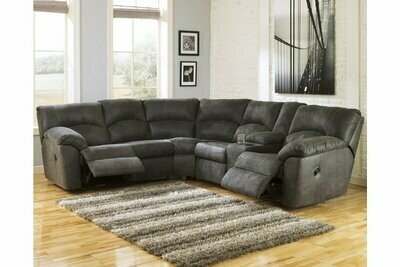 Tambo 2-Piece Reclining Sectional Pewter