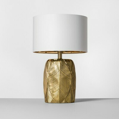 Gold Leaf Lamp