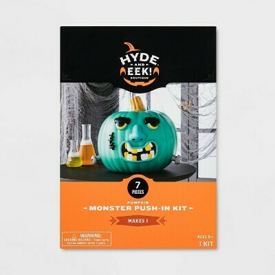 Monster Face Halloween Pumpkin Push-In Decorating Kit - Hyde & EEK! Boutique