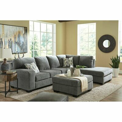 Dalhart 2 Pc Sectional w/Chaise Charcoal