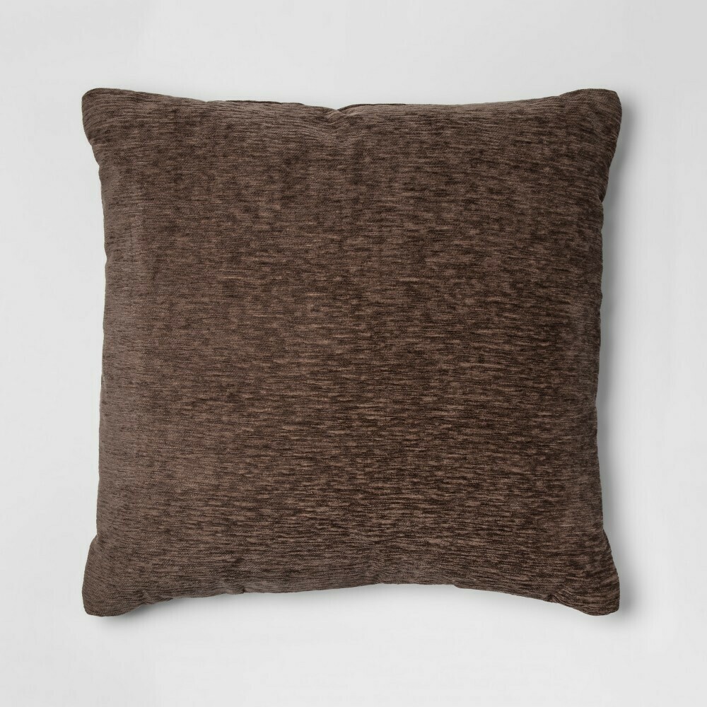 Solid Square Chenille Throw