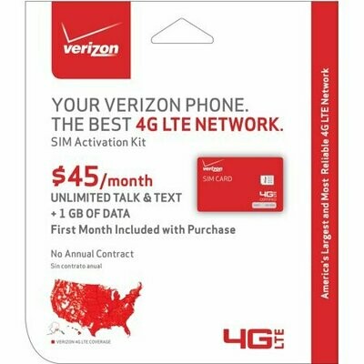 Verizon 4g Lte Sim Activation Kit