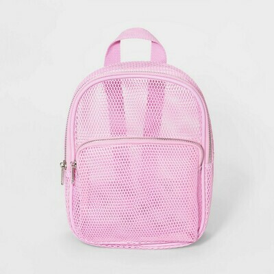 Girls&#39; Mesh Backpack - art class Pink