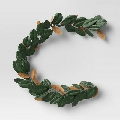 72&quot; Artificial Magnolia Leaves Garland