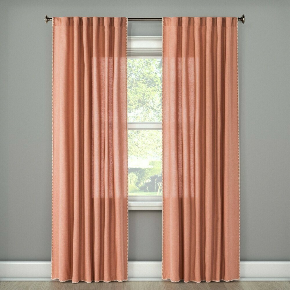 95&quot;x54&quot; Curtain Panel Pink