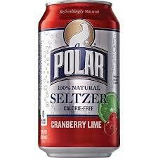 Cranberry-lime Seltzer